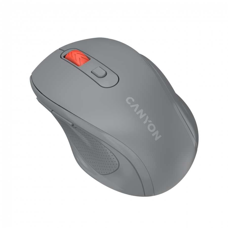 CANYON Mysz bezprzewodowa 6 przyc. 2.4GHz 1600 DPI ciemnoszara-3