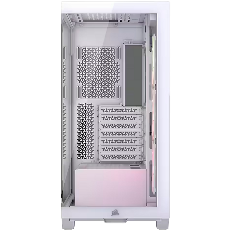 CORSAIR 3500X ARGB Mid-Tower PC Case - White-2