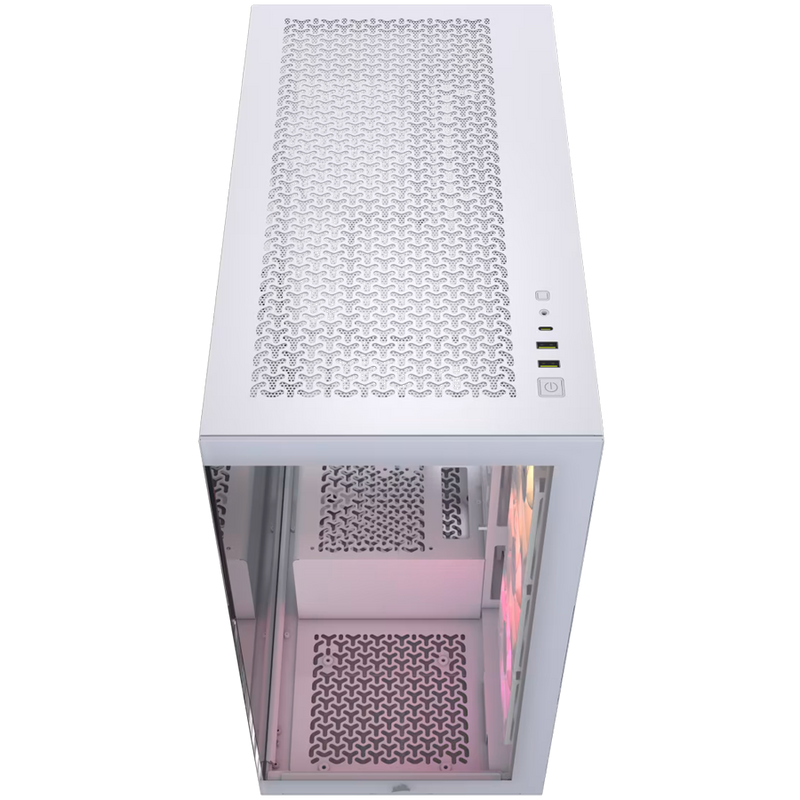 CORSAIR 3500X ARGB Mid-Tower PC Case - White-5
