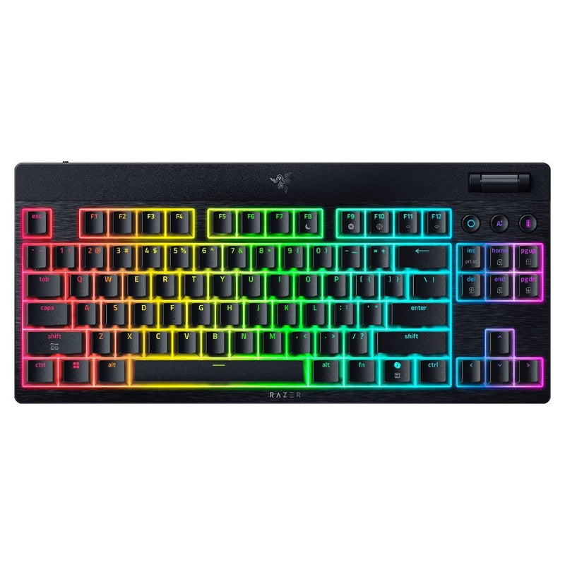 Razer BlackWidow V4 Low-profile Tenkeyless HyperSpeed (Green  Switch) - US Layout - Gaming Keyboard-1