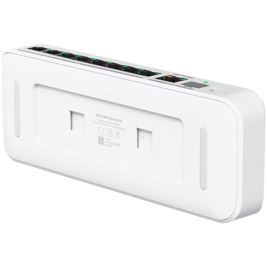 UBIQUITI UniFi Switch Flex, 8 port, (8) 2.5 GbE, (1) 10 GbE PoE+ SFP+ port combo