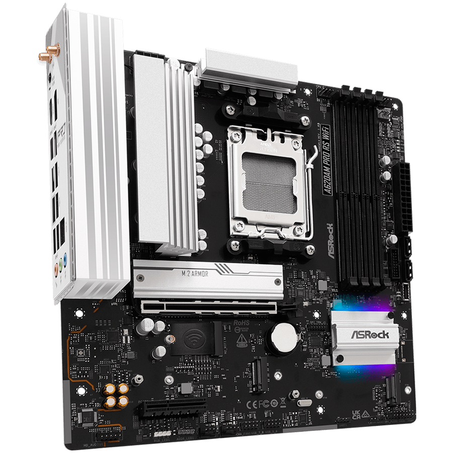 ASROCK A620AM PRO RS WIFI mATX AM5 DDR5-2