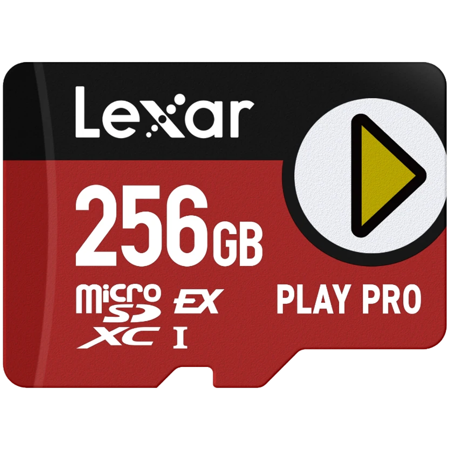 LEXAR PLAY PRO 256GB microSD Express 900MB/s EX C10 U3-3