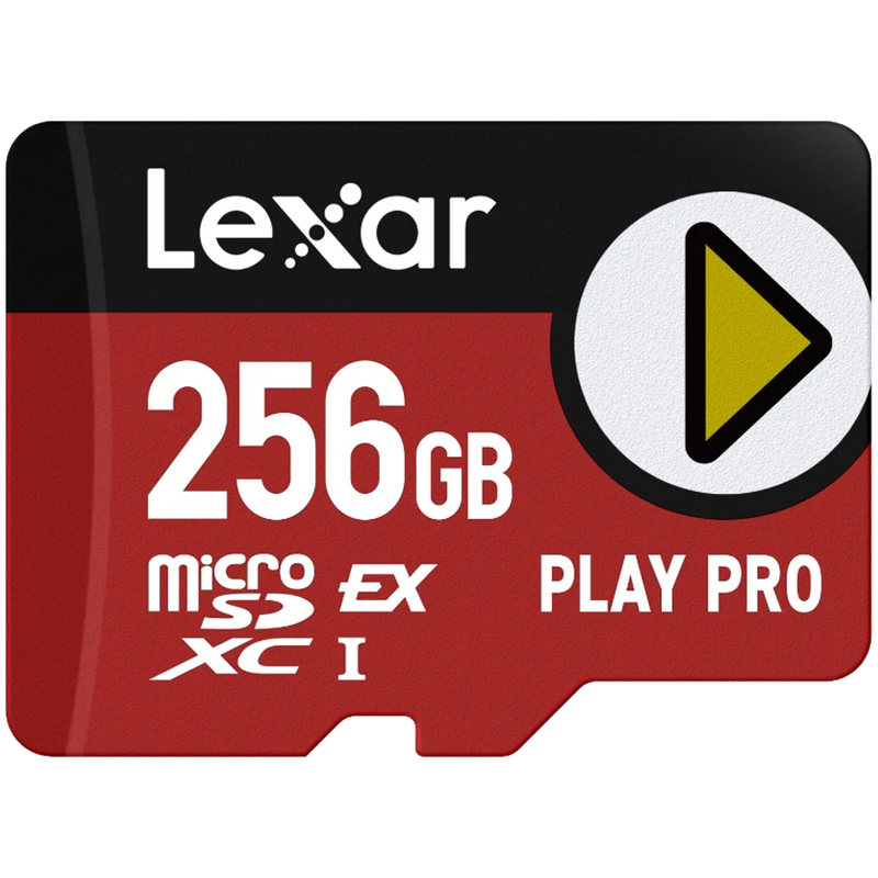 LEXAR PLAY PRO 256GB microSD Express 900MB/s EX C10 U3-3