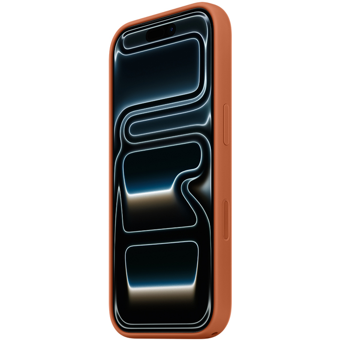 iPhone 17 Pro Silicone Case with MagSafe - Terra Cotta,Model A3559