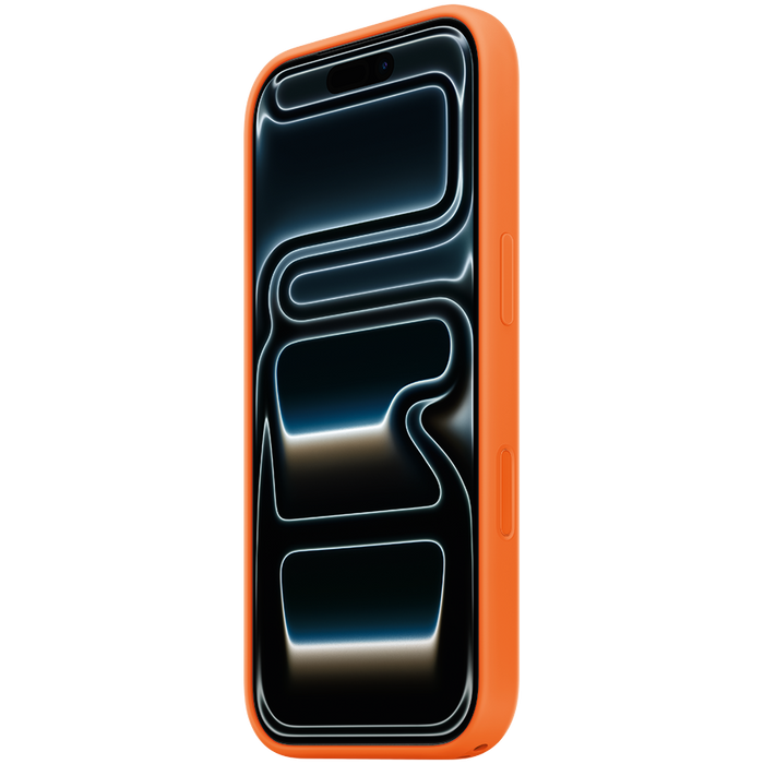 iPhone 17 Pro Silicone Case with MagSafe - Orange,Model A3559