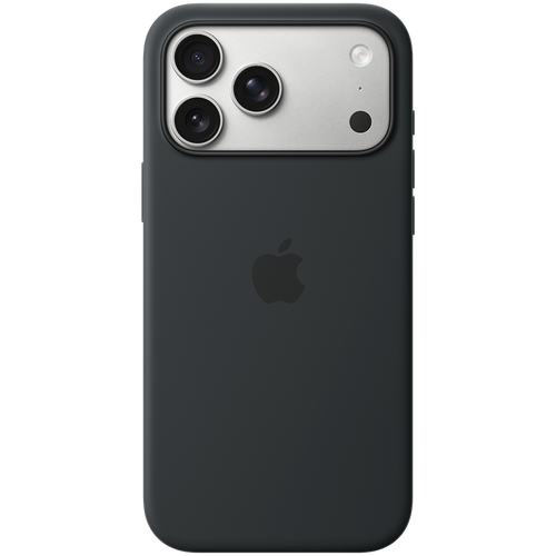iPhone 17 Pro Max Silicone Case with MagSafe - Black,Model A3560