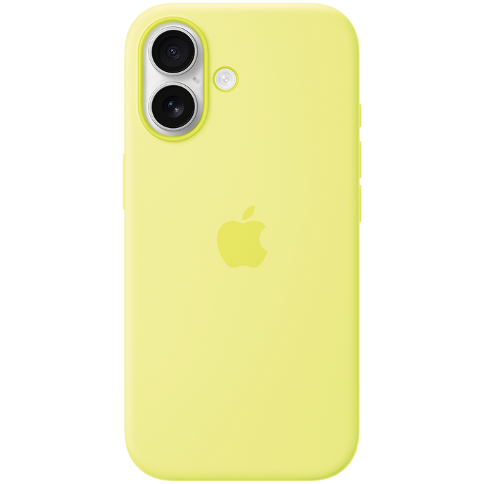 iPhone 17 Silicone Case with MagSafe - Neon Yellow,Model A3558