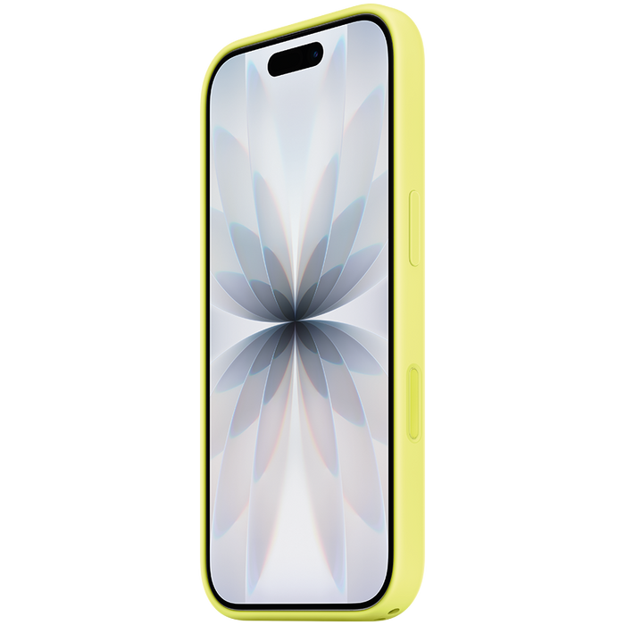 iPhone 17 Silicone Case with MagSafe - Neon Yellow,Model A3558