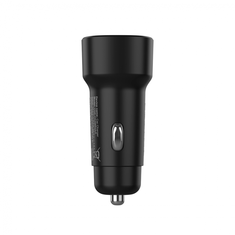 CANYON Ładowarka samochodowa OnDrive 24 24W 2xUSB-A czarna-4