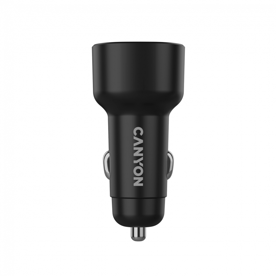 CANYON Ładowarka samochodowa OnDrive 85 PD 85W USB-A+USB-C czarna-5