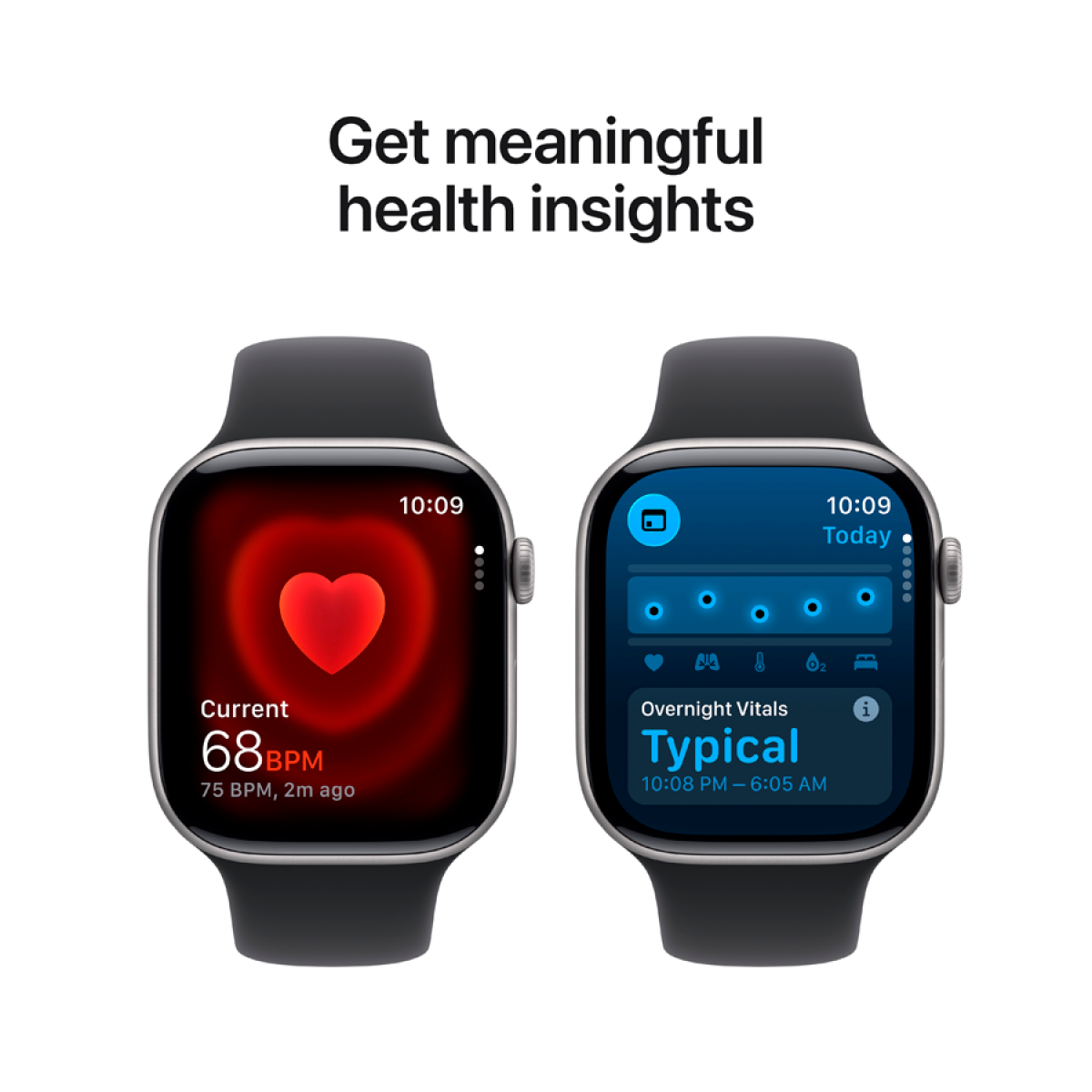 Apple Watch Series 11 GPS 46mm Space Grey Aluminium Case with Black Sport Band - M/L,Model A3333