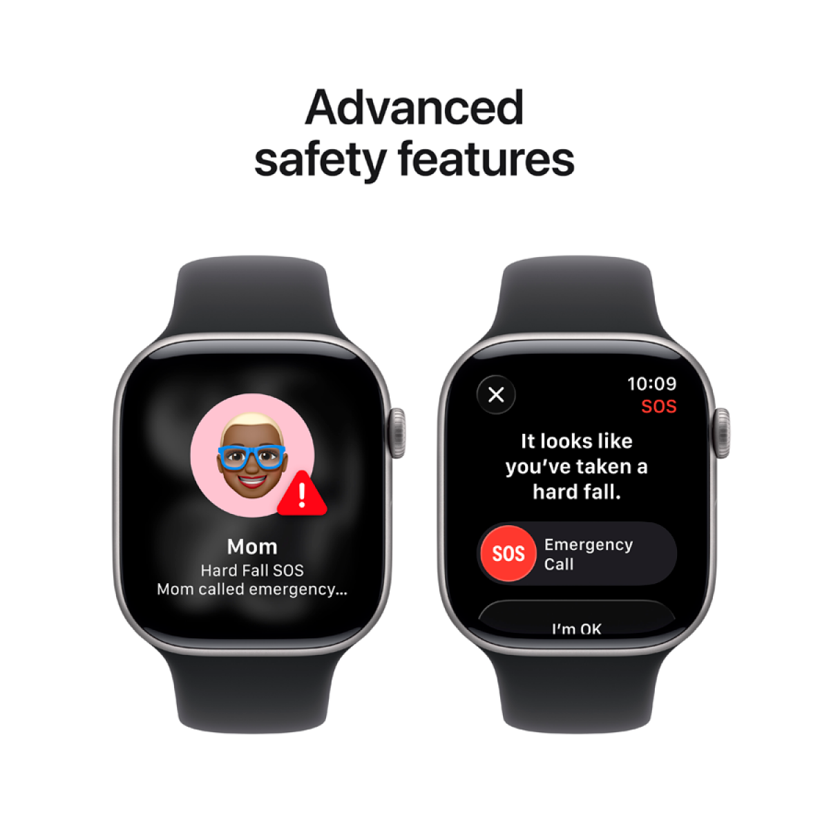 Apple Watch Series 11 GPS 46mm Space Grey Aluminium Case with Black Sport Band - M/L,Model A3333