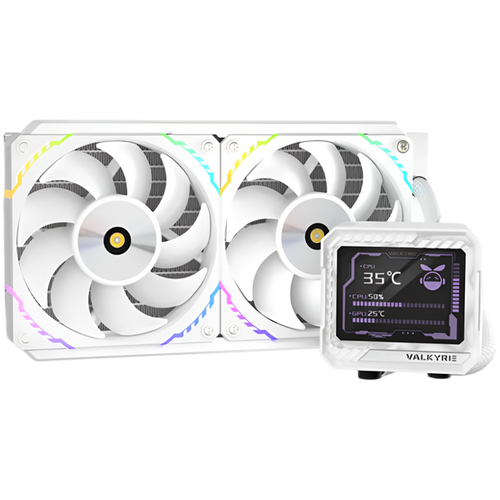 VALKYRIE V240 LCD White chłodzenie wodne AIO CPU Biały