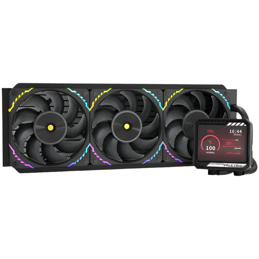 VALKYRIE V360 LCD chłodzenie wodne AIO CPU Czarny-1