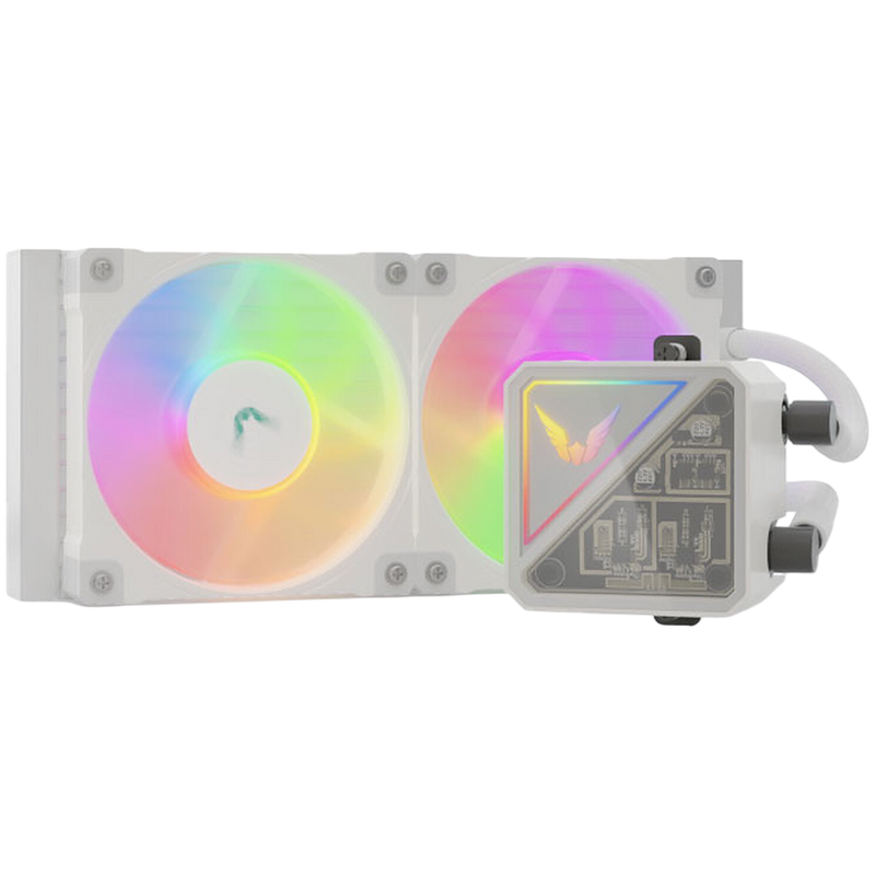 VALKYRIE V240 Lite ARGB White chłodzenie wodne AIO CPU Biały-1