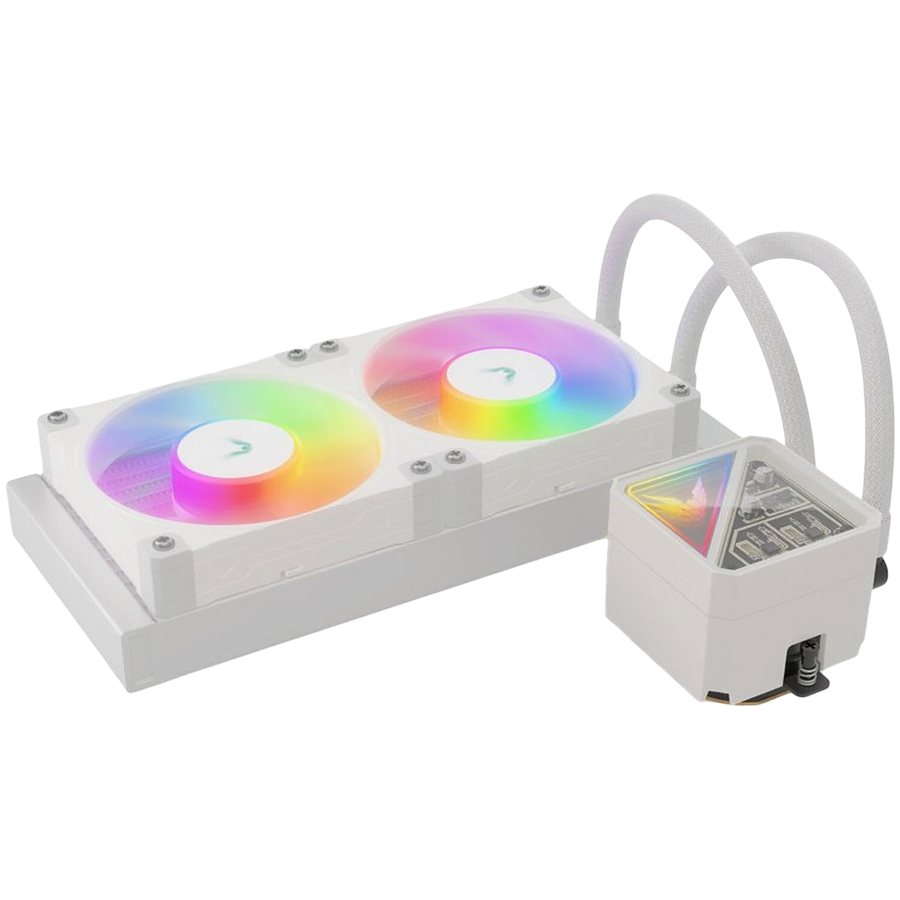 VALKYRIE V240 Lite ARGB White chłodzenie wodne AIO CPU Biały-2