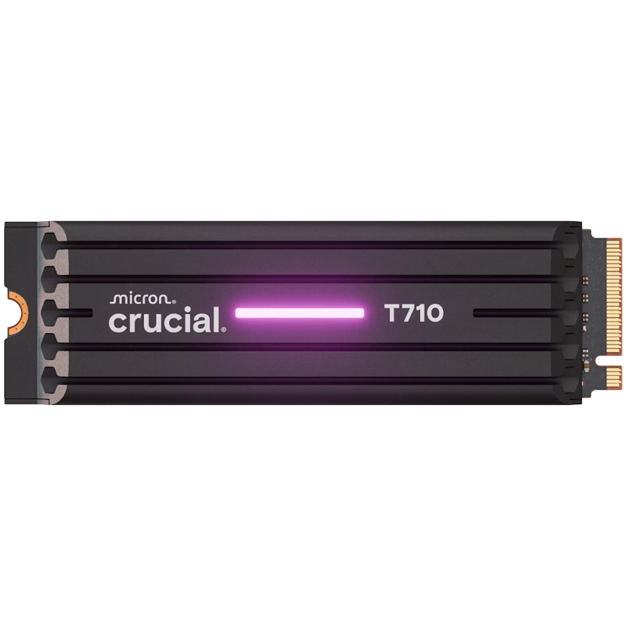 CRUCIAL T710 2000GB [2TB] NVMe PCIe Gen.5 M.2 2280 Radiator