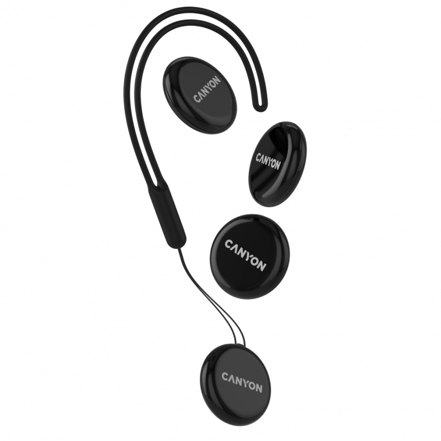 CANYON Smart Tag OnTag 1 iOS Zestaw 4 szt. Czarny
