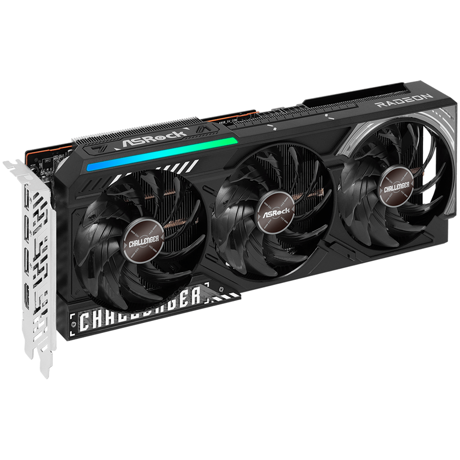 ASROCK AMD Radeon RX 9070 Challenger 16GB GDDR6 256-bit HDMI 3x DP-3