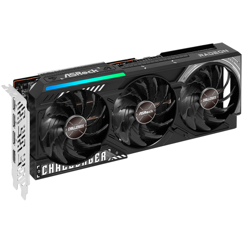 ASROCK AMD Radeon RX 9070 Challenger 16GB GDDR6 256-bit HDMI 3x DP-3