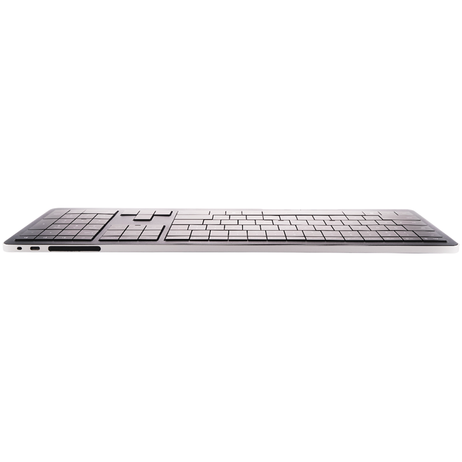 CLVX 1 Klawiatura bezprzewodowa, dotykowa, RGB, układ Windows, kompatybilna także Linux/MacOS, MacBook, iMac, iPad, Apple TV-4