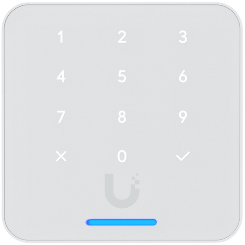 Ubiquity UA-G3-Flex-W Third-generation NFC card reader with a keypad and Touch Pass support, White