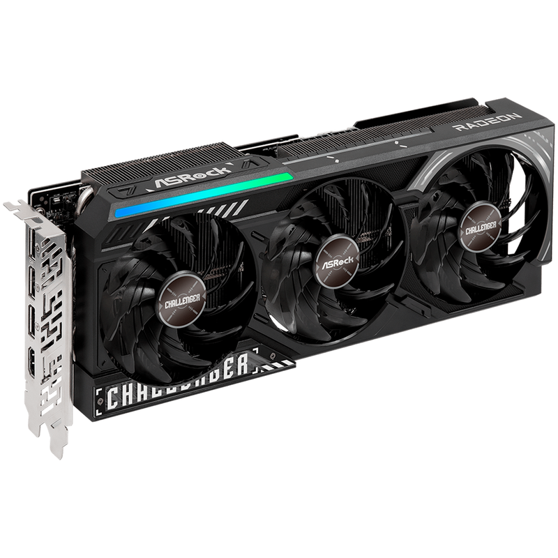 ASROCK AMD Radeon RX 9070 XT Challenger 16GB GDDR6 256-bit HDMI 3x DP-3