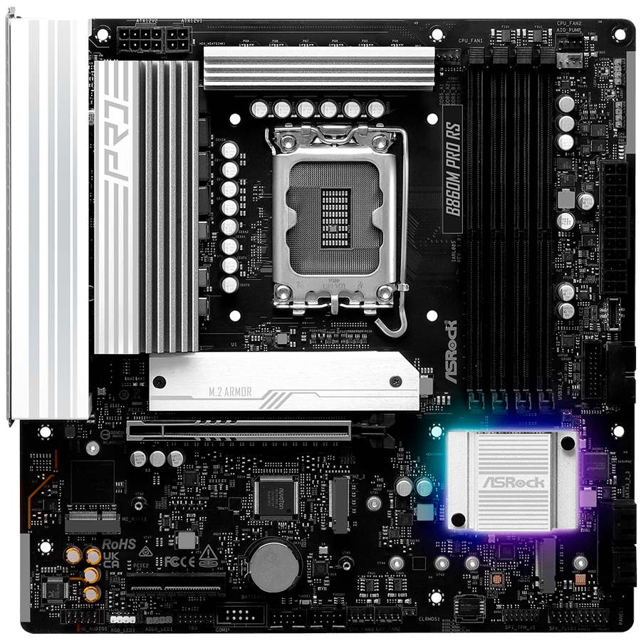 ASROCK B860M Pro RS mATX LGA1851 DDR5-2