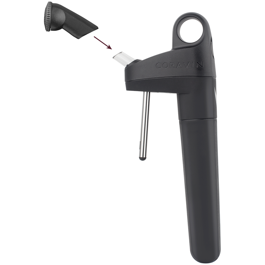 CORAVIN Pivot, Aerator do systemu przechowywania wina, Czarny