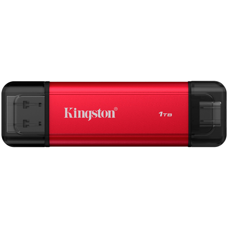 Kingston 1TB Dual USB-A/C Portable SSD, Up to 1050MB/s USB 3.2 Gen 2-1