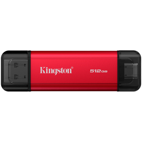 Kingston 512GB Dual USB-A/C Portable SSD, Up to 1050MB/s USB 3.2 Gen 2