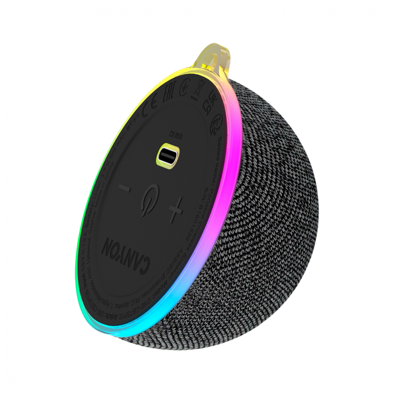 CANYON Magnetic BT speaker OnMove 13 5W Black-2