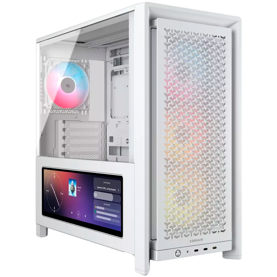 CORSAIR FRAME 4000D LCD RS Performance Mid-Tower, White-1