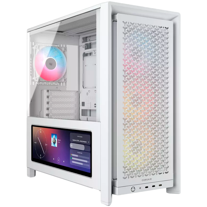 CORSAIR FRAME 4000D LCD RS Performance Mid-Tower, White-1