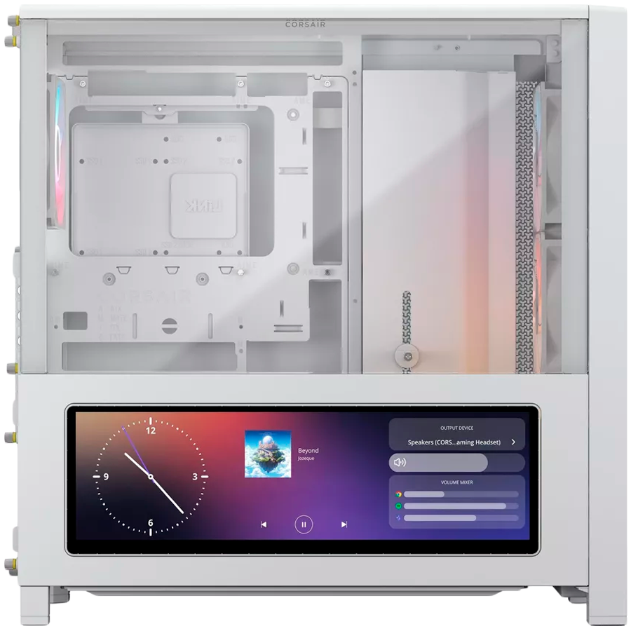 CORSAIR FRAME 4000D LCD RS Performance Mid-Tower, White-3