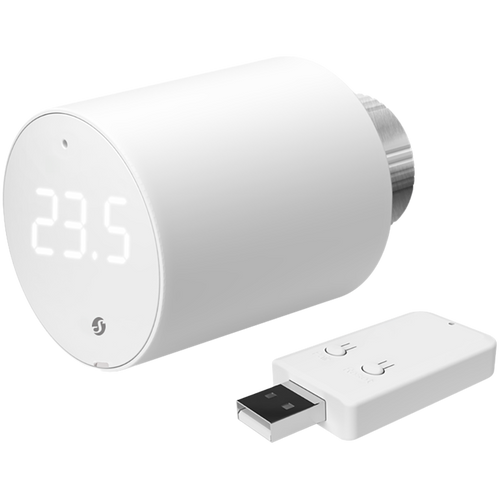 SHELLY BLU TRV Inteligentna Głowica grzejnika 1x opakowanie 1x BLU TRV + 1x BLU Hub do urządzeń BLU