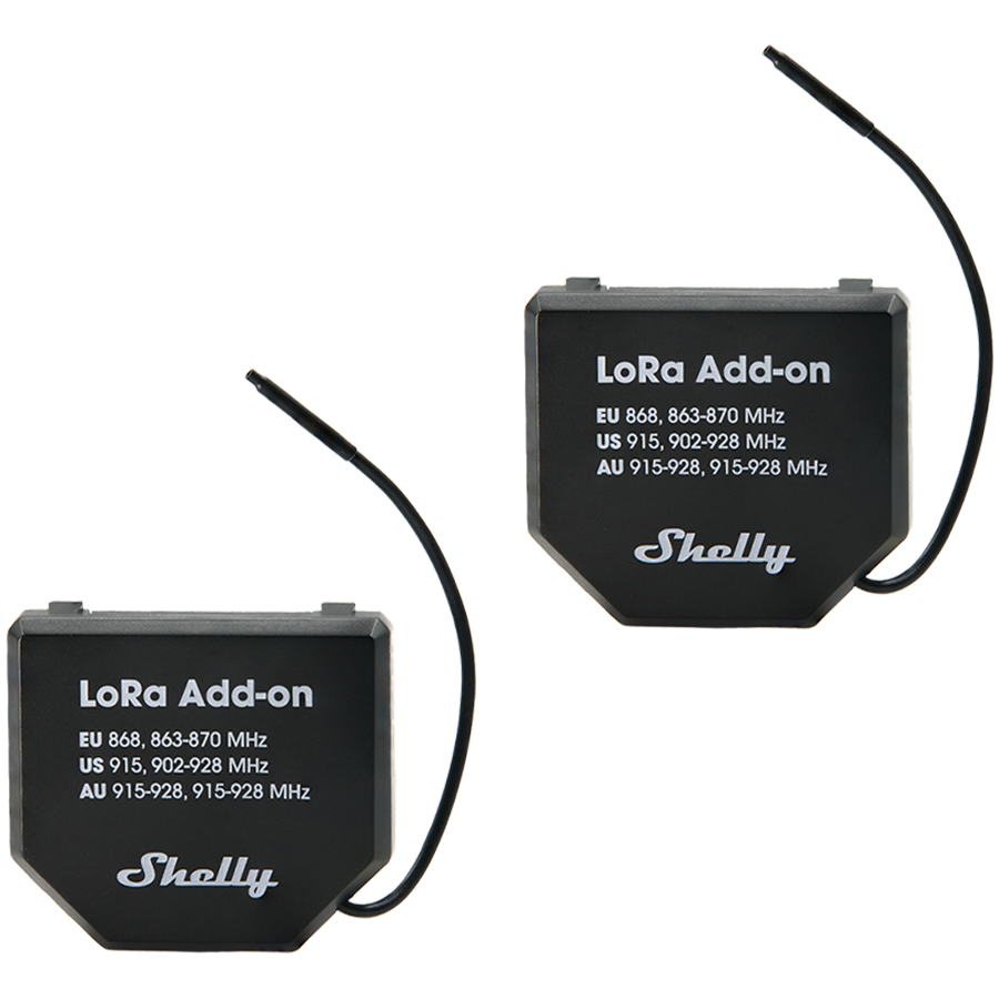 SHELLY LoRa Add-on 2-pack dodatek komunikacyjny zwiększający zasięg dwupak