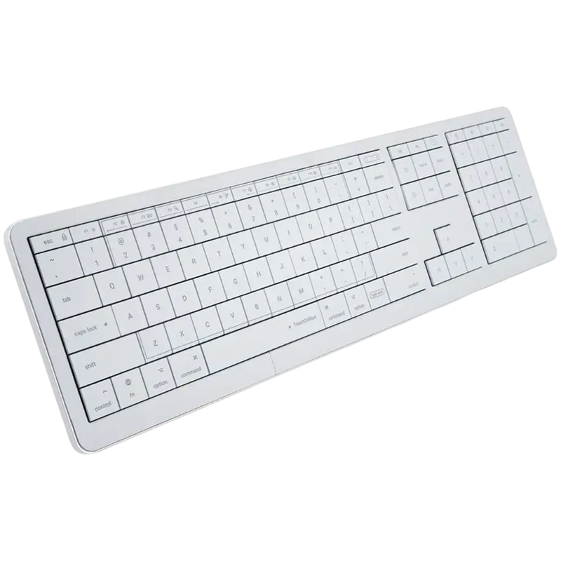 CLVX 1 Klawiatura bezprzewodowa, dotykowa, RGB, układ Mac, MacBook, iMac, iPad, Apple TV, kompatybilna także Windows/Linux-1