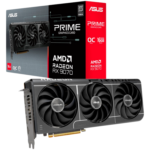 ASUS PRIME Radeon RX 9070 EVO OC Edition 16GB GDDR6 256-bit HDMI 3x DP