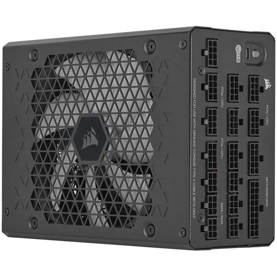 CORSAIR HX1200i, 1200 Watt, ATX 3.1, PCIe 5.1, 80 PLUS Platinum, Fully Modular-1