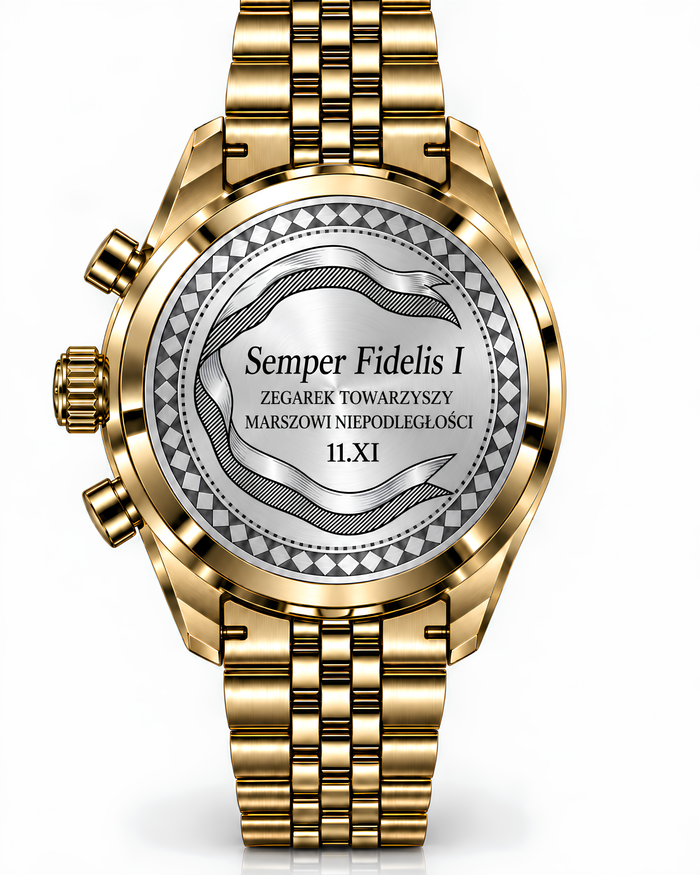 Zegarek Victarae Semper Fidelis - Men Gold (Bez Numeracji)