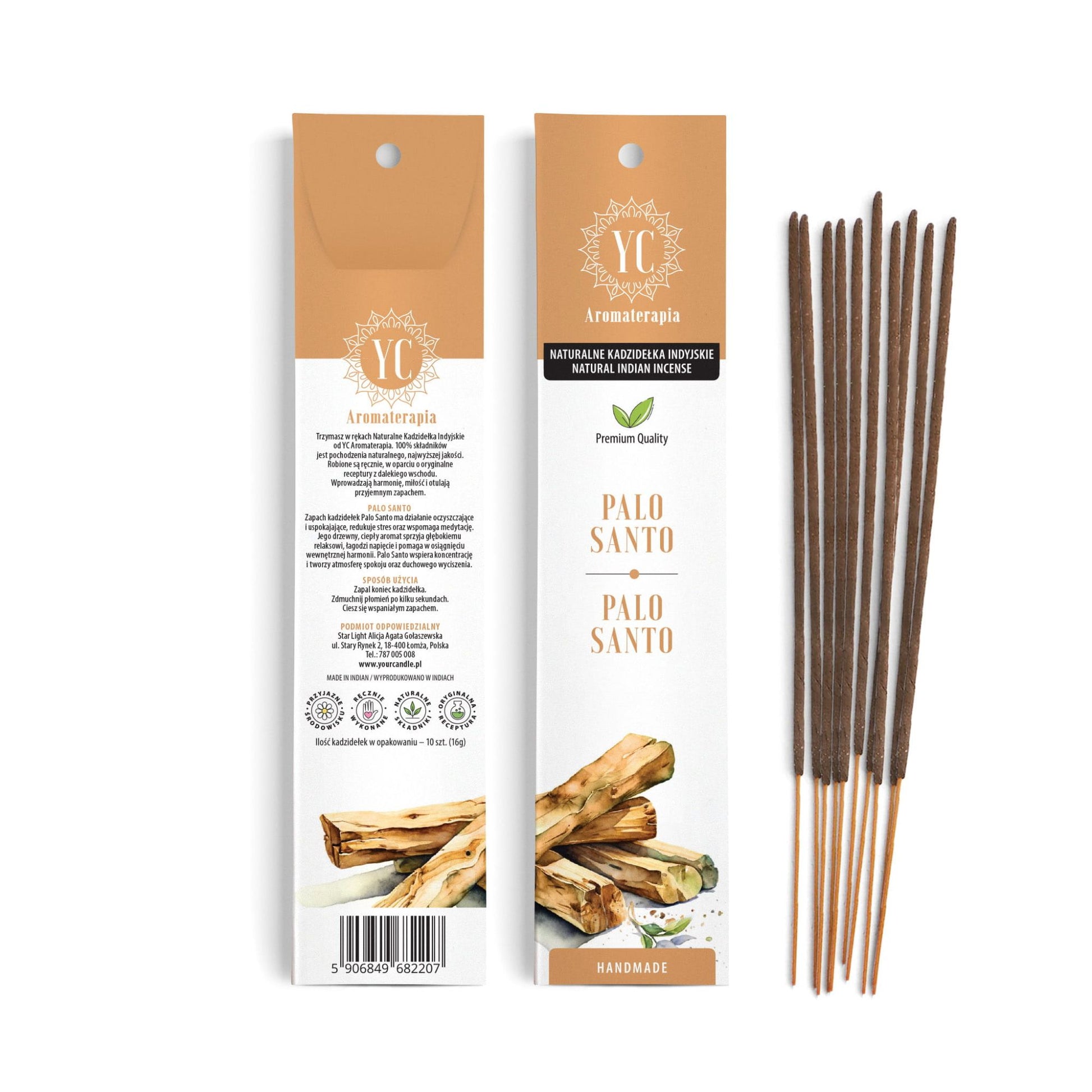 Your Candle NATURALNE KADZIDŁA INDYJSKIE PALO SANTO 10SZT.(16g)-1
