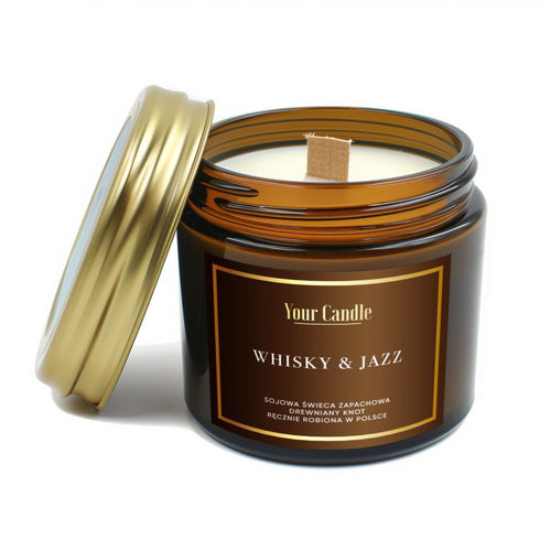 Your Candle Świeca zapachowa sojowa Whisky&amp;Jazz-120ml