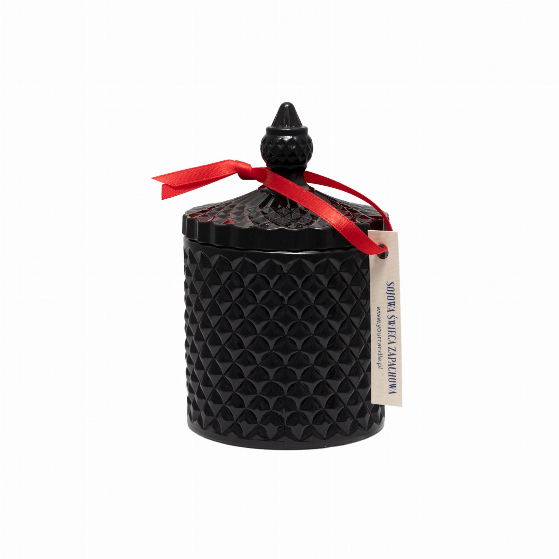 Your Candle SOJOWA ŚWIECA ZAPACHOWA ŚWIĄTECZNY CZAS Kryształ Czarny-250ml-1
