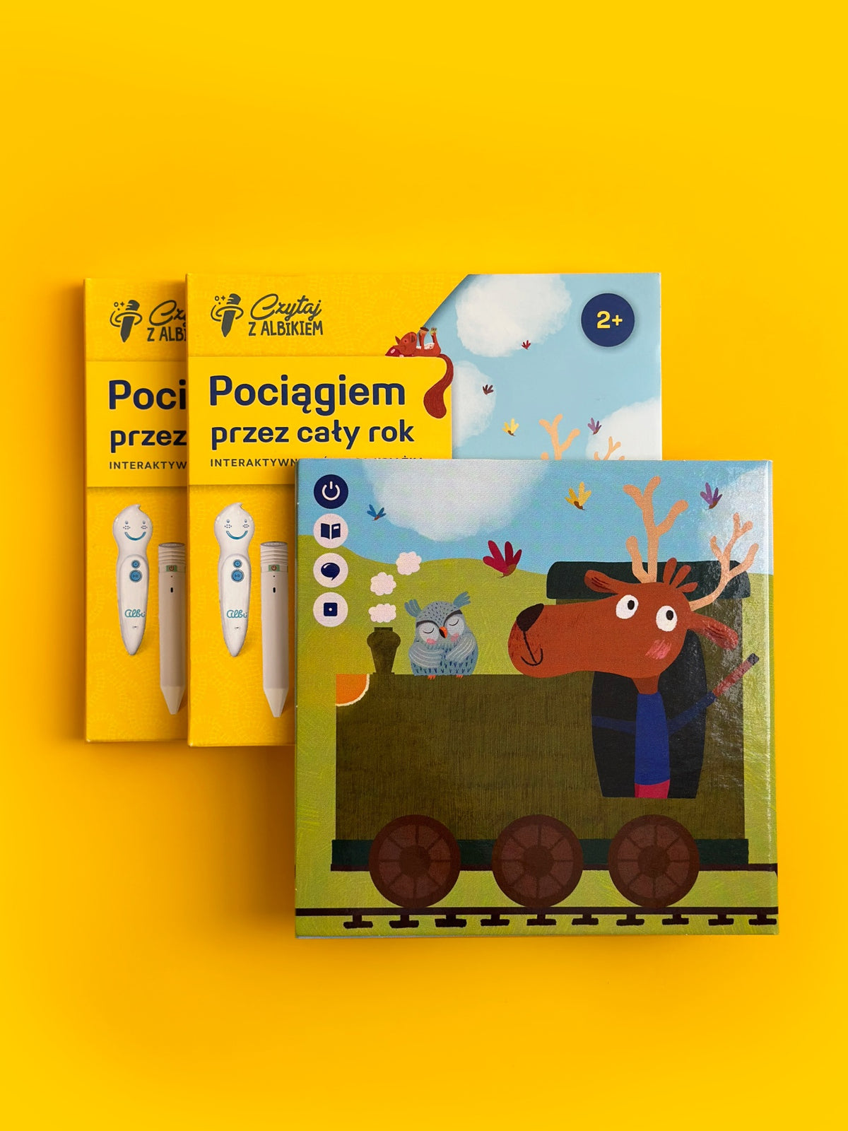 Miniksiążka Pociągiem przez cały rok Albi