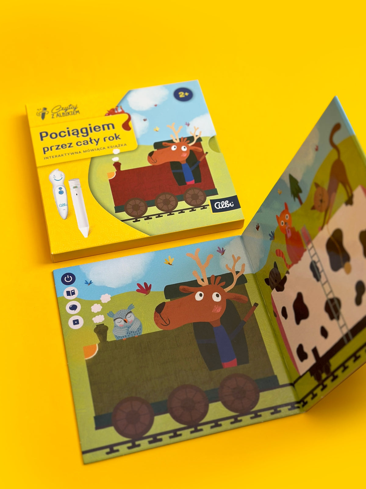 Miniksiążka Pociągiem przez cały rok Albi