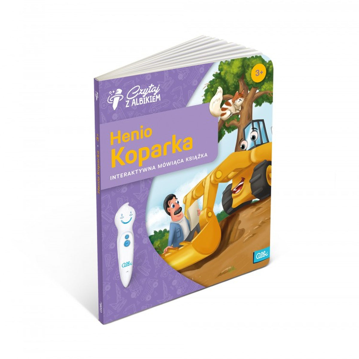Albik Książeczka "Henio Koparka"