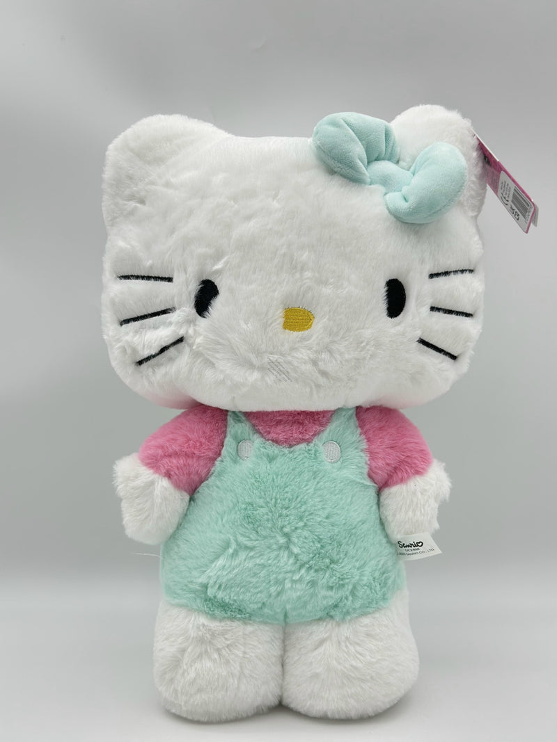 HELLO KITTY 40cm FLUFFY plusz zielona-6