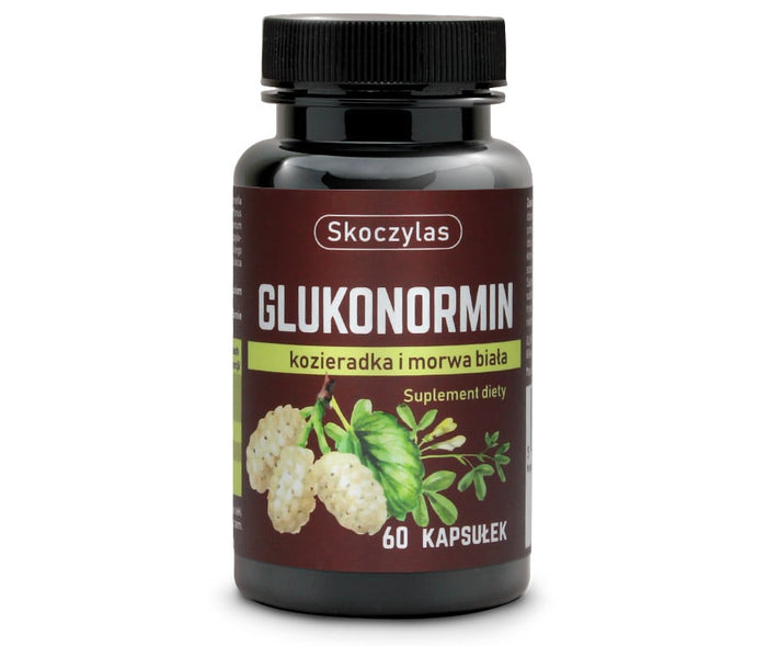 GLUKONORMIN kozieradka, morwa, cynamonowiec